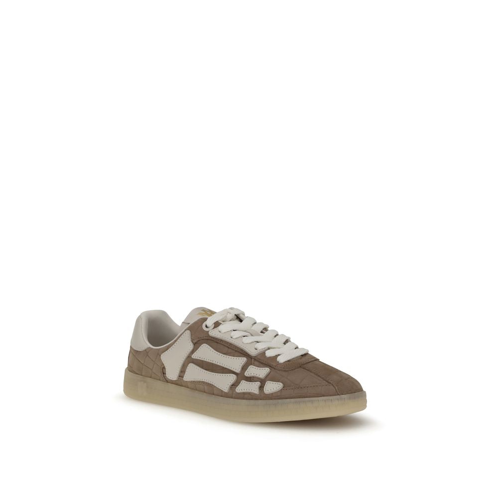 Sneakers Pacific Bones en cuir de crocodile embossé d'Amiri
