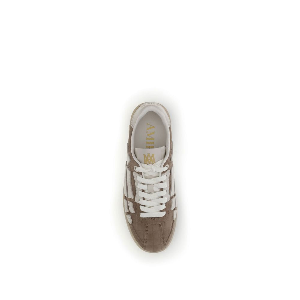 Sneakers Pacific Bones en cuir de crocodile embossé d'Amiri
