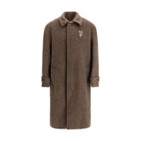 Manteau en Viscose Marron Golden Goose - Journey Single-breasted