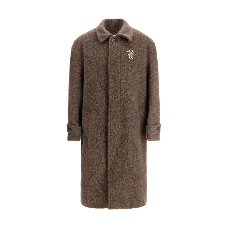 Manteau en Viscose Marron Golden Goose - Journey Single-breasted