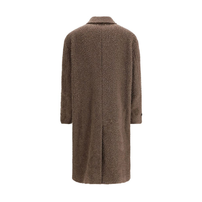 Manteau en Viscose Marron Golden Goose - Journey Single-breasted