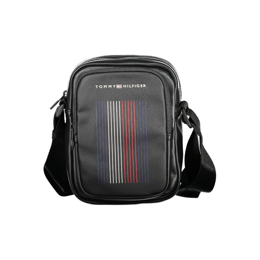 Sac à bandoulière en polyéthylène noir Tommy Hilfiger