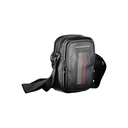 Sac à bandoulière en polyéthylène noir Tommy Hilfiger