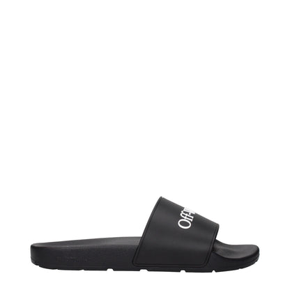 Sandales-chaussons en coton blanc cassé et noir