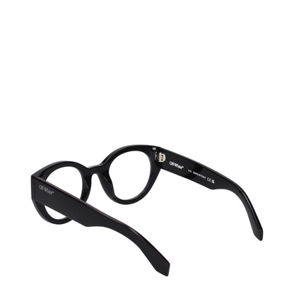 Lunettes de soleil en acétate blanc cassé et noir