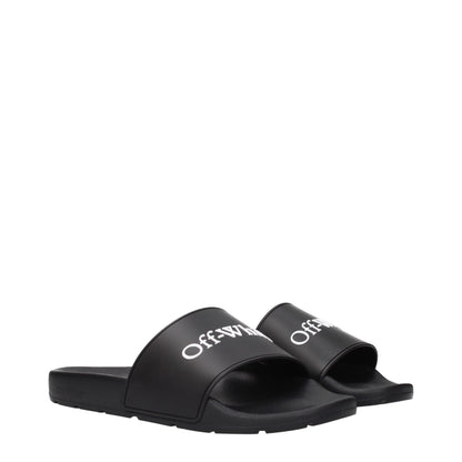 Sandales-chaussons en coton blanc cassé et noir