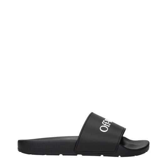 Sandales-chaussons en coton blanc cassé et noir