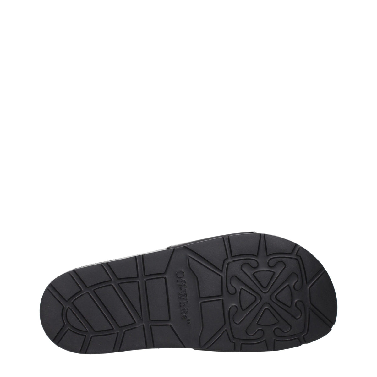 Off-White Black Cotton Slippers Sandals - All-Day Comfort