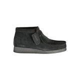 Clarks Nero Leather Men Sneaker - Stylish Lace-Up Shoes