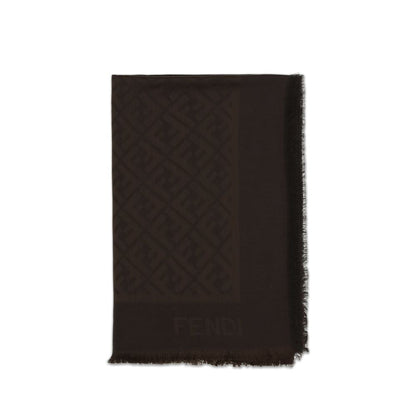 Châle en soie Fendi FF