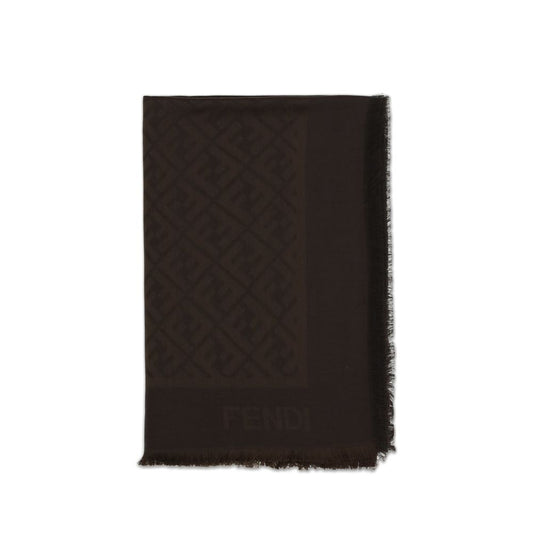 Châle en soie Fendi FF