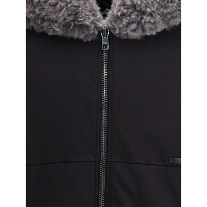 Dolce &amp; Gabbana Hooded Sweatshirt met brede capuchon met bontkraag