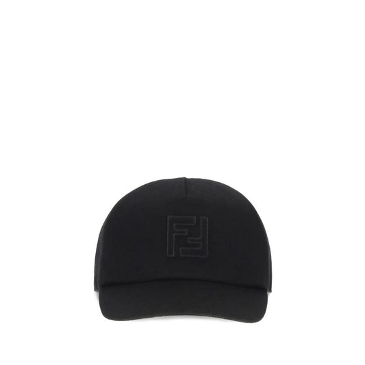Casquette de baseball en laine Fendi