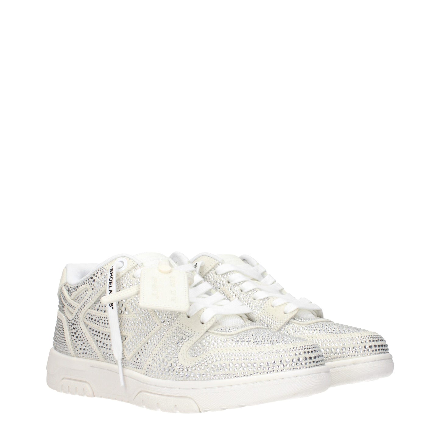 Baskets basses en cuir beige clair