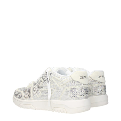 Baskets basses en cuir beige clair