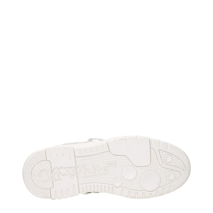 Baskets basses en cuir beige clair