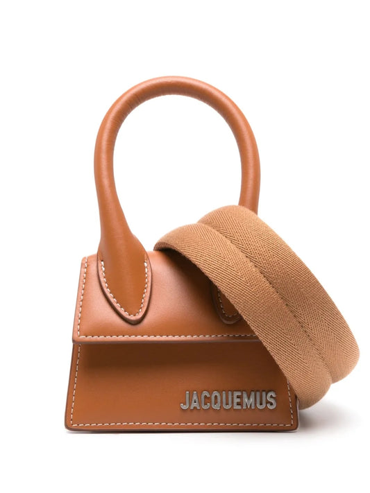 Jacquemus Le Chiquito Homme Crossbody Tas in Lichtbruin