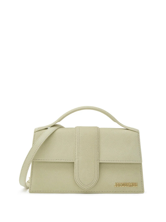 Jacquemus beige getextureerde Le Grand Bambino tas