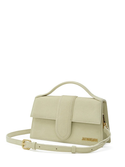 Jacquemus beige getextureerde Le Grand Bambino tas