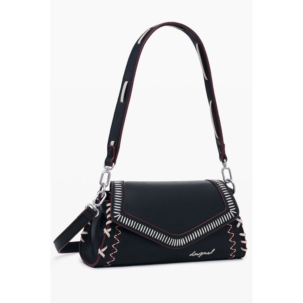 Sac à main Desigual Manhattan Pespuntes Zarauz Noir pour Femme