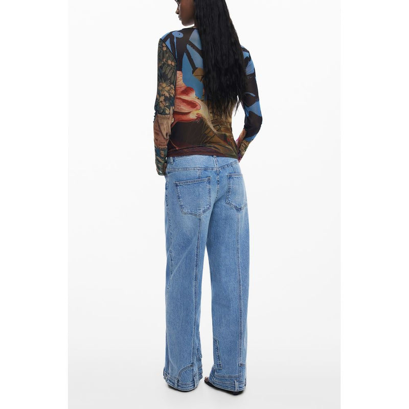 Desigual Black Polyester Women T-Shirt - Unique Style & Comfort