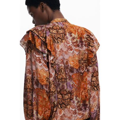 Desigual Orange Viscose Women Shirt