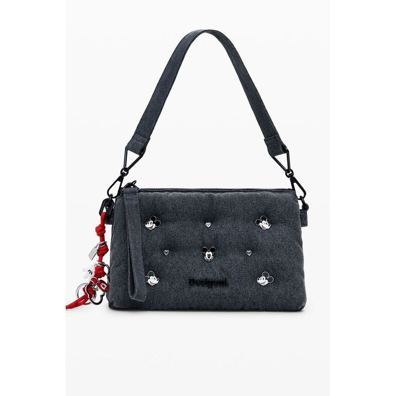 Desigual Gray Polyester Handbag - Chic and Versatile for Women
