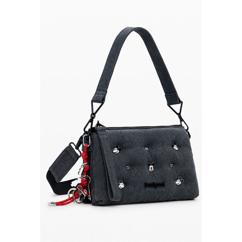 Desigual Gray Polyester Handbag - Chic and Versatile for Women