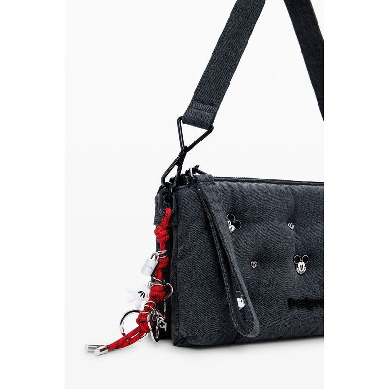 Desigual Gray Polyester Handbag - Chic and Versatile for Women