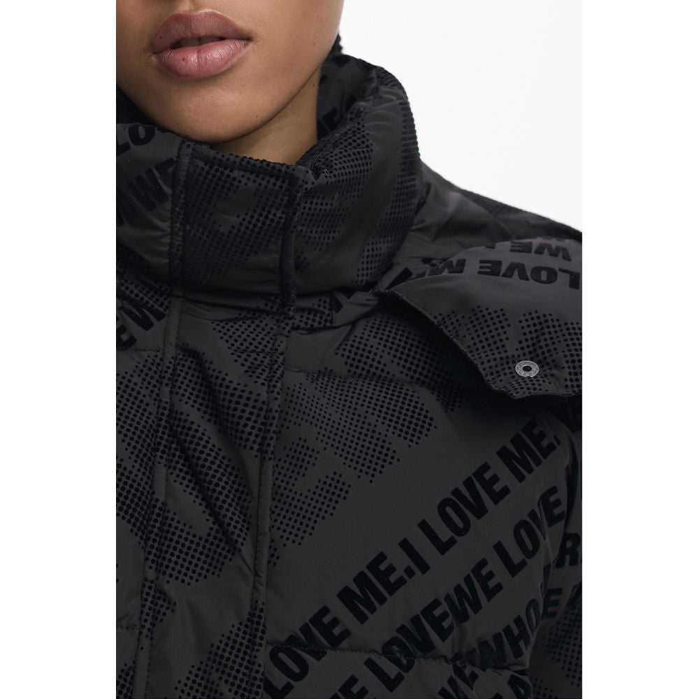 Desigual Black Polyester Women Jacket - Élégante et Fonctionnelle