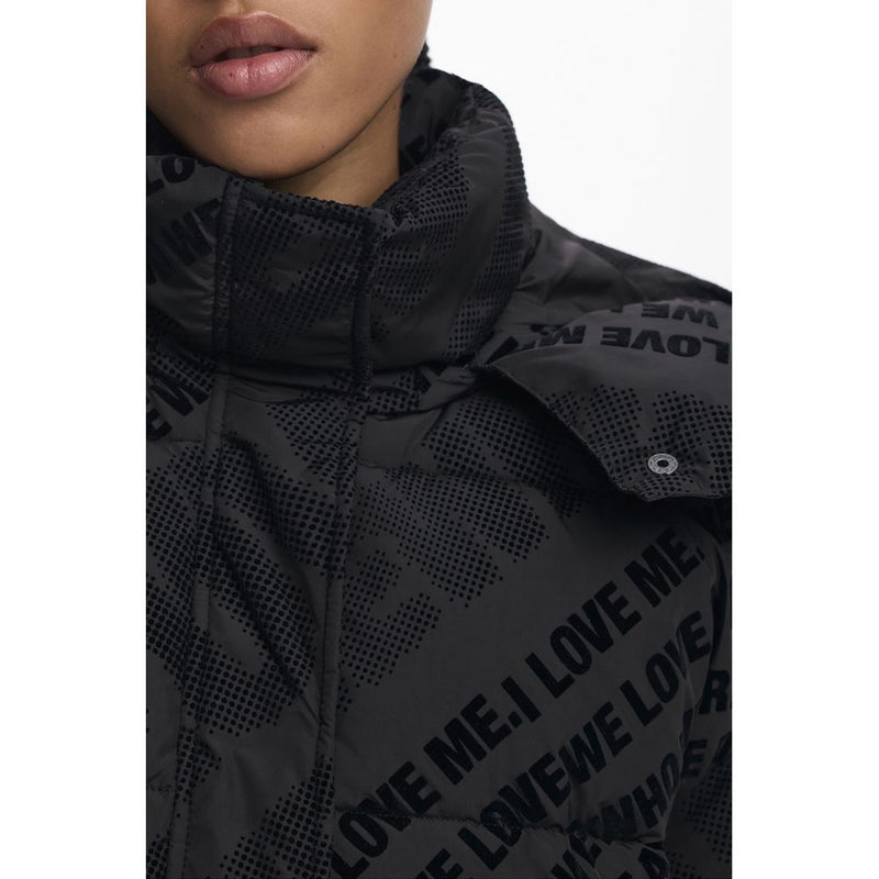 Desigual Black Polyester Women Jacket - Élégante et Fonctionnelle