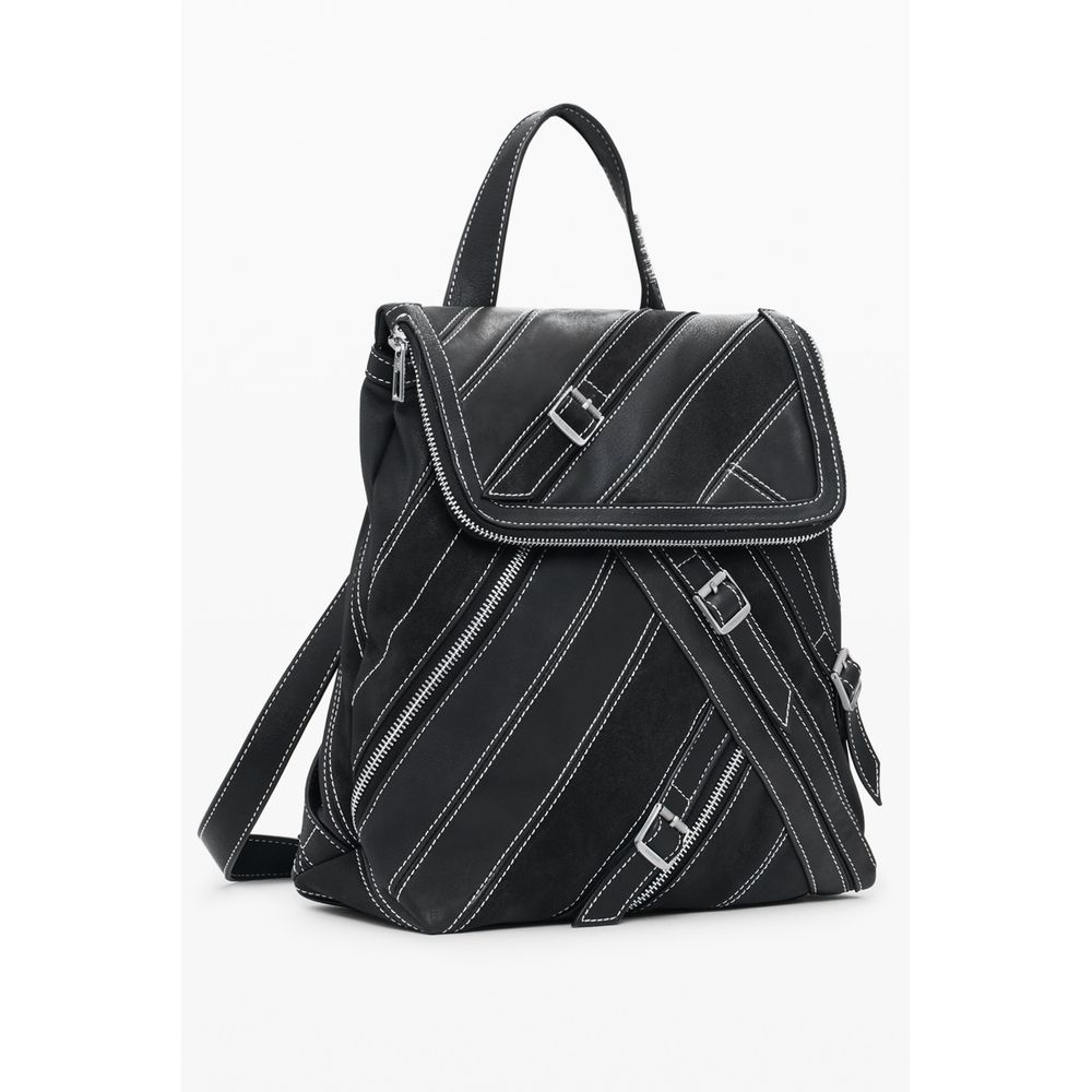 Sac à dos Desigual Fibonacci Hampton Noir en Polyéthylène pour Femmes
