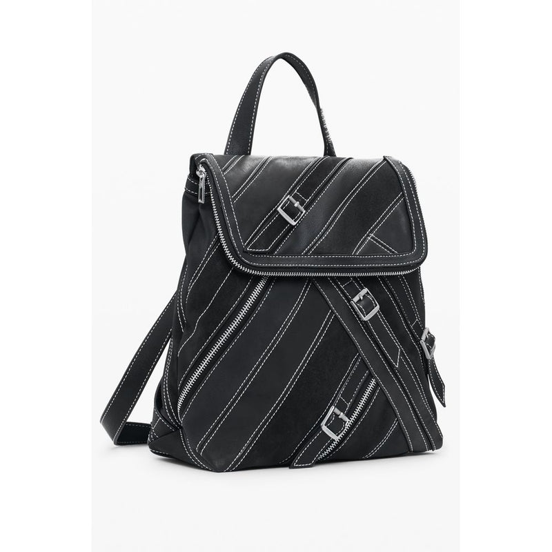 Sac à dos Desigual Fibonacci Hampton Noir en Polyéthylène pour Femmes
