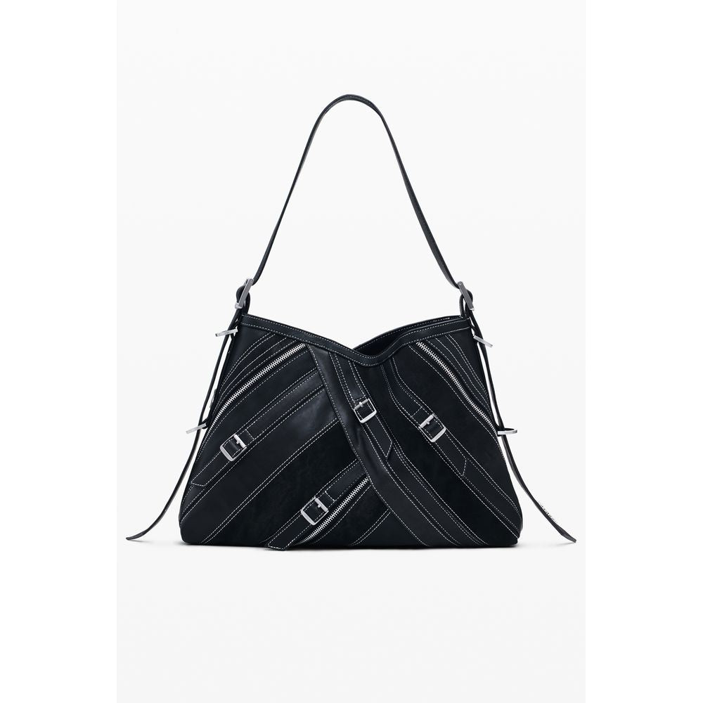 Desigual Black Polyethylene Fibonacci Buxton Handbag