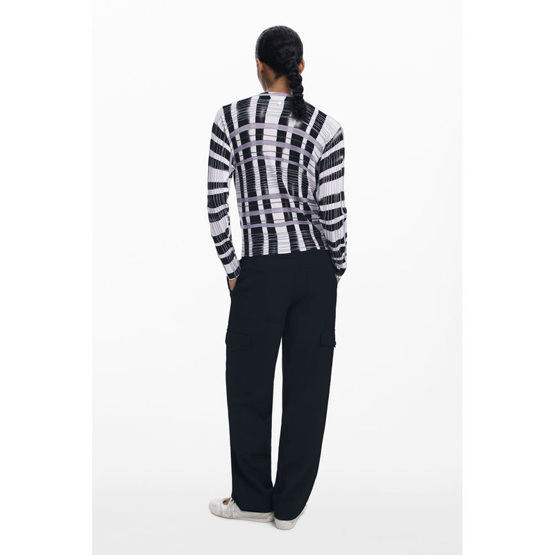 Desigual White Viscose Women Sweater - Élégant et Confortable