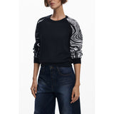 Desigual Black Polyester Women Sweater - Stylish & Unique