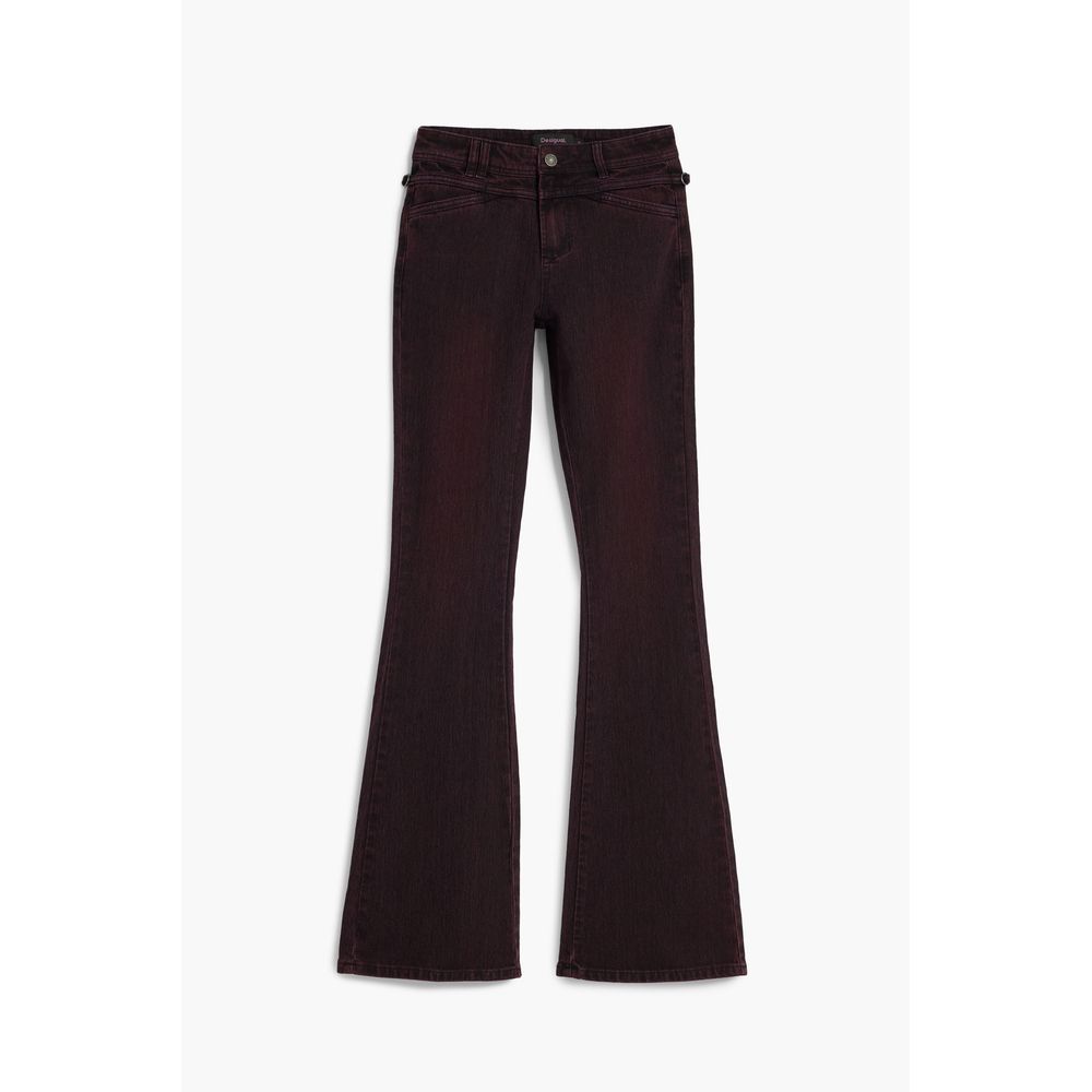 Desigual Purple Cotton Women Jeans - Stylish & Comfortable