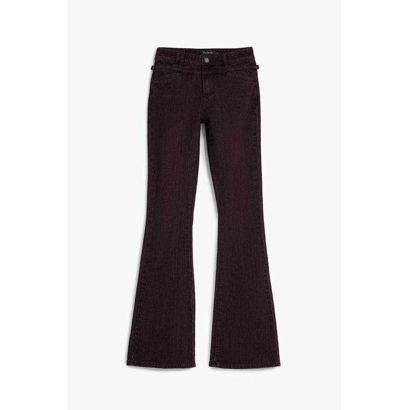 Desigual Purple Cotton Women Jeans - Stylish & Comfortable