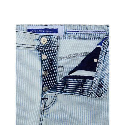 Jacob Cohen Blue Cotton Skinny Jean