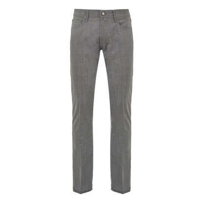 Jacob Cohen Gray Wool Pant