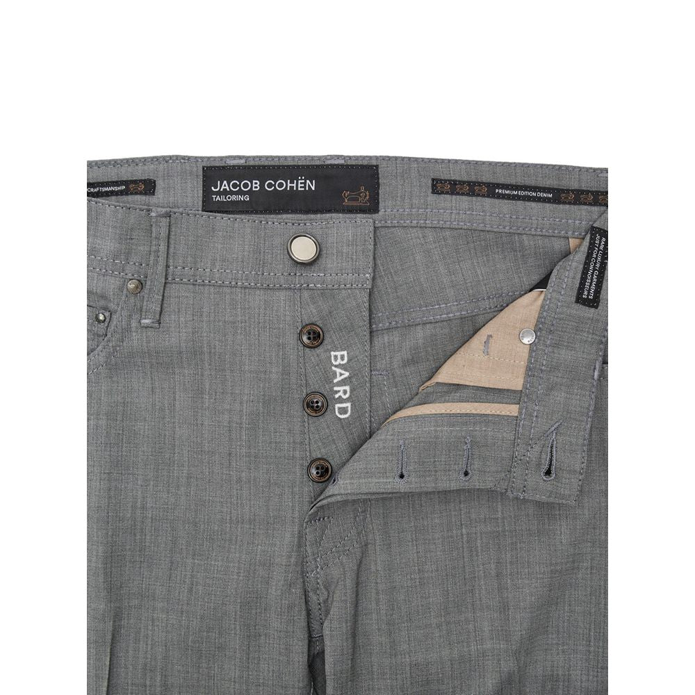 Jacob Cohen Gray Wool Pant