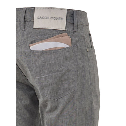 Jacob Cohen Gray Wool Pant
