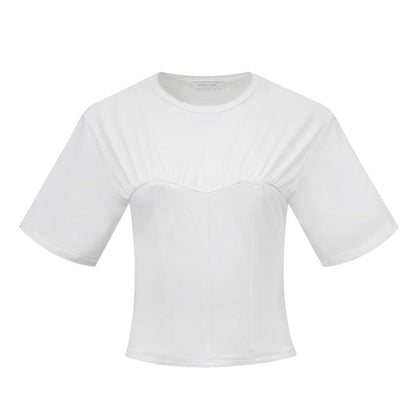 Patrizia Pepe White Cotton T-Shirt