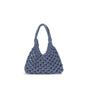 HIBOURAMA Blue Resin Handbag