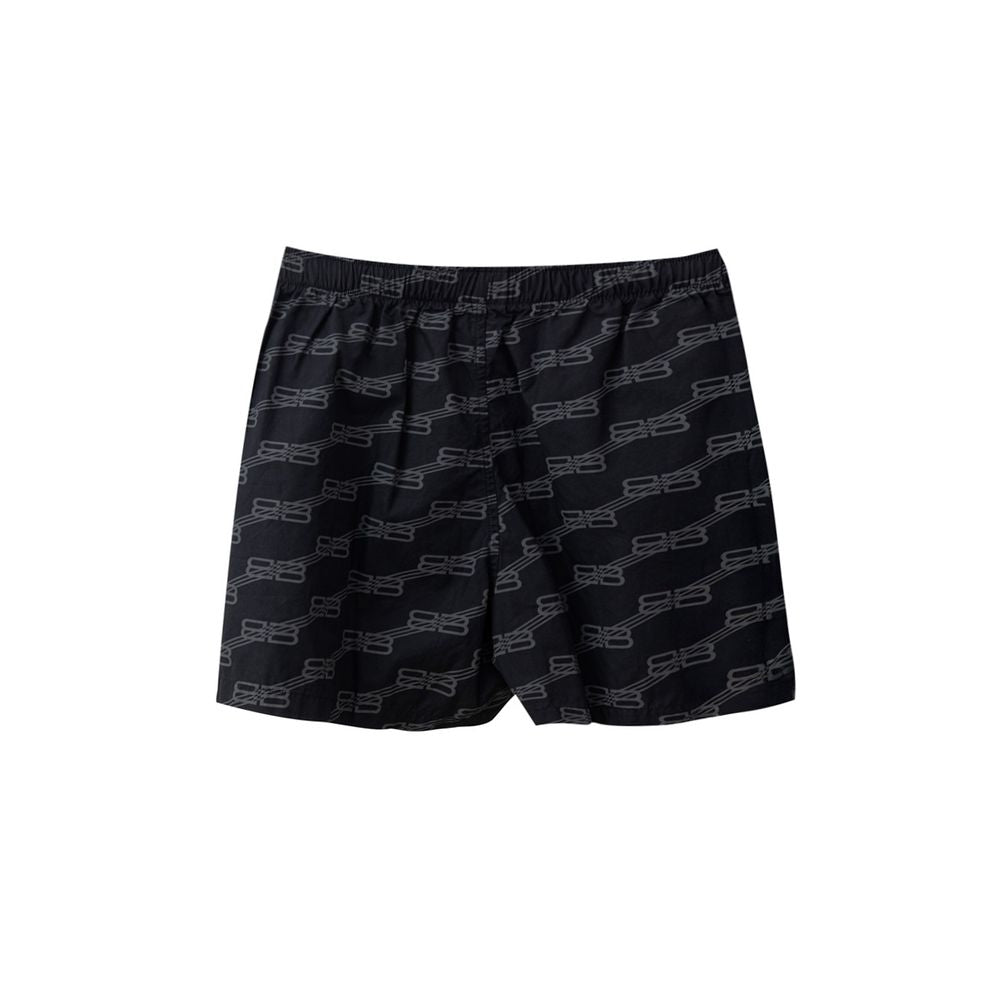 Balenciaga Bermuda Shorts en Coton Noir - Élégance et Confort