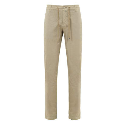 Jacob Cohen Beige Cotton Casual Pant