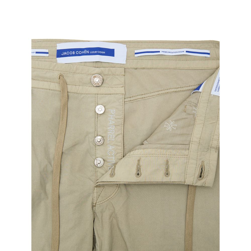 Pantalon Beige en Coton Jacob Cohen Pharrell