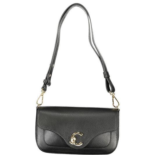 Sac à main en cuir noir Coccinelle
