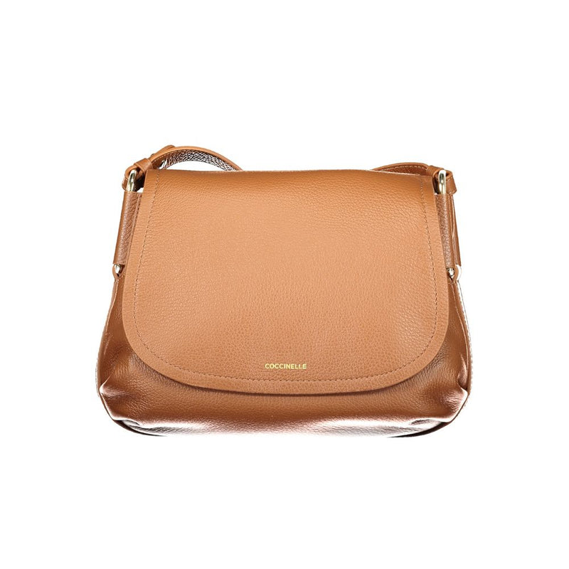 Coccinelle Rebekka Marrone Leather Women Handbag