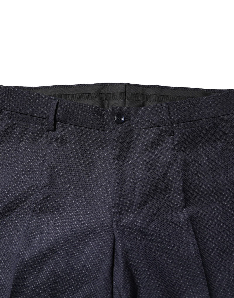 Dolce &amp; Gabbana Grijze Wollen Formele Kleding Heren Broeken
